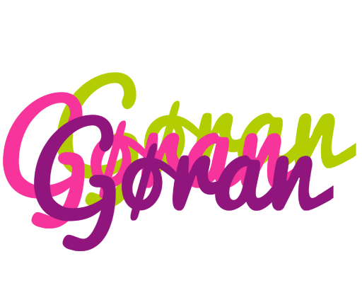 Gøran flowers logo