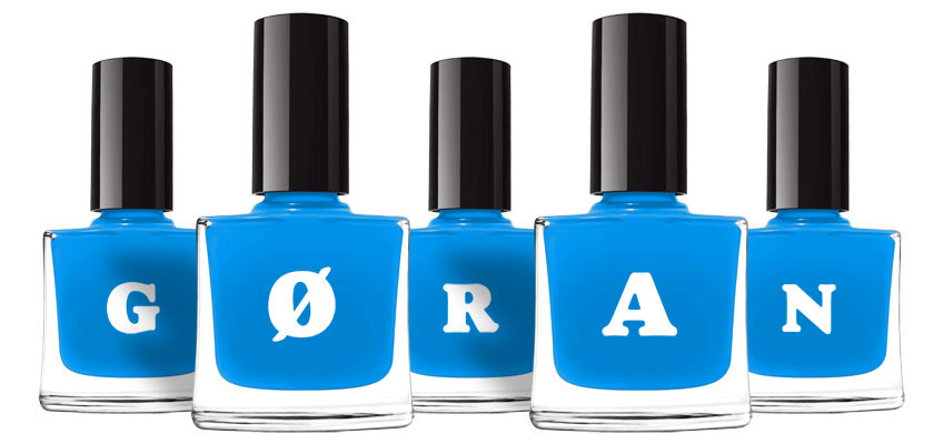 Gøran glossy logo