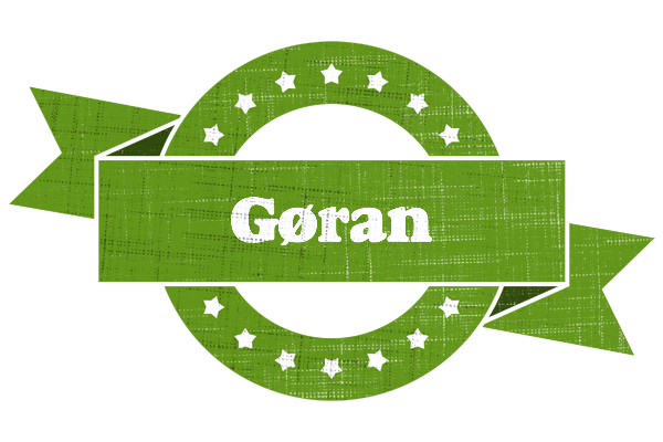 Gøran natural logo