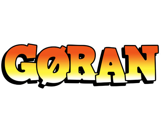 Gøran sunset logo