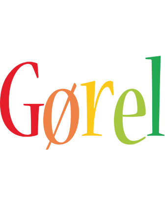 Gørel birthday logo