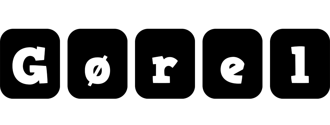 Gørel box logo