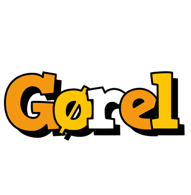 Gørel cartoon logo