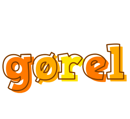 Gørel desert logo