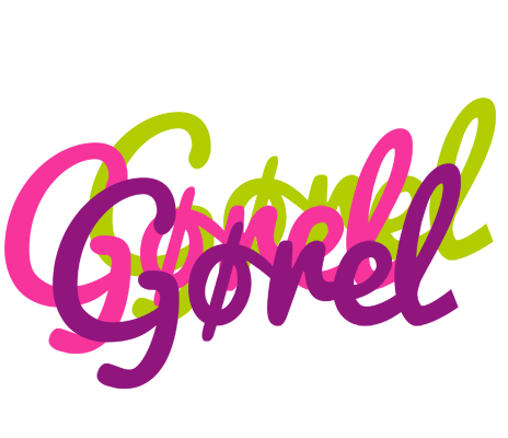 Gørel flowers logo