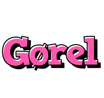 Gørel girlish logo