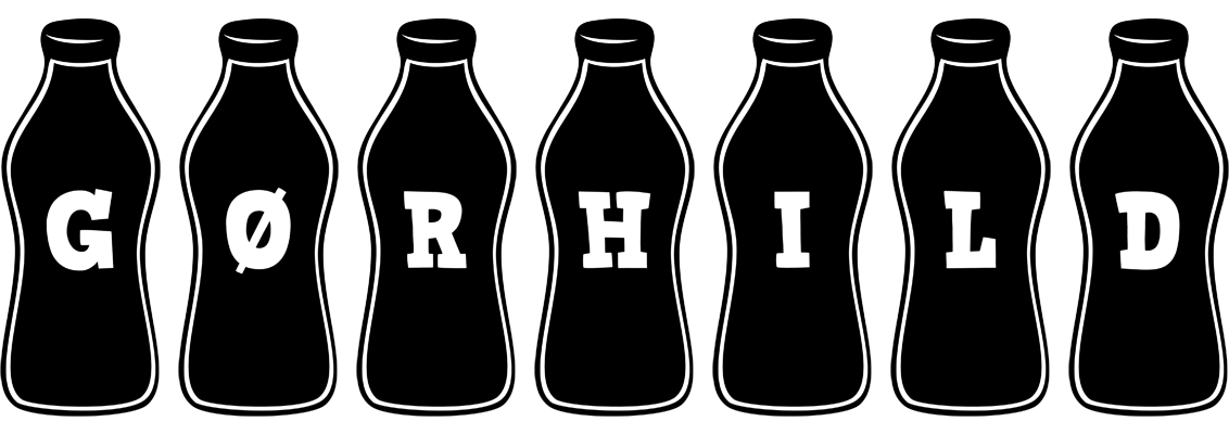 Gørhild bottle logo