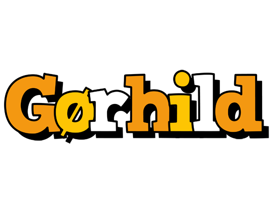 Gørhild cartoon logo