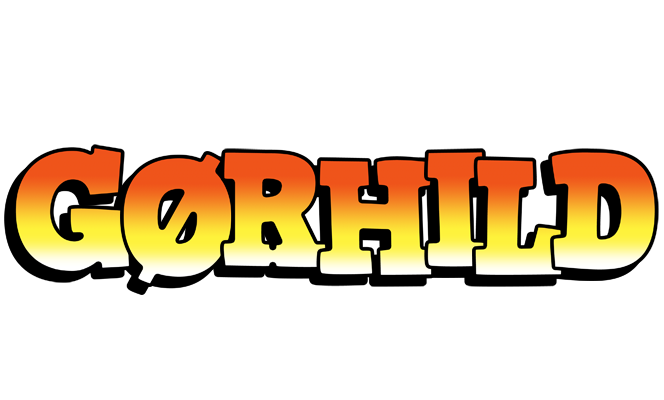 Gørhild sunset logo