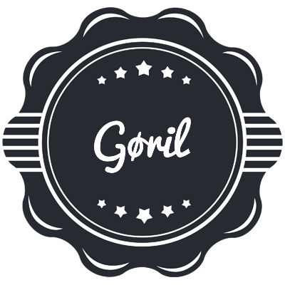 Gøril badge logo