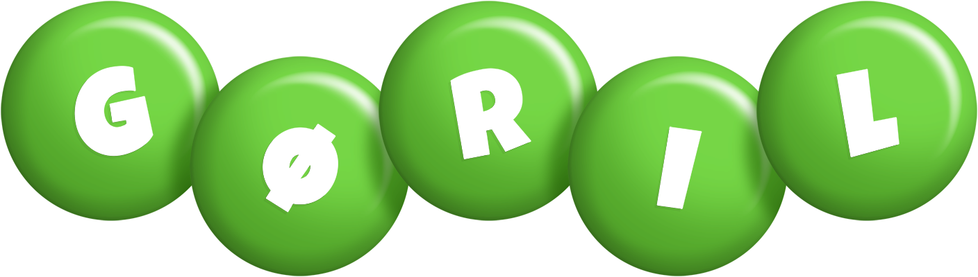 Gøril candy-green logo