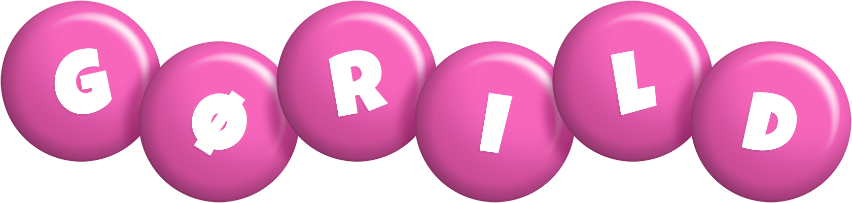 Gørild candy-pink logo