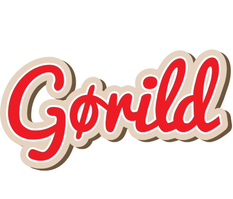Gørild chocolate logo