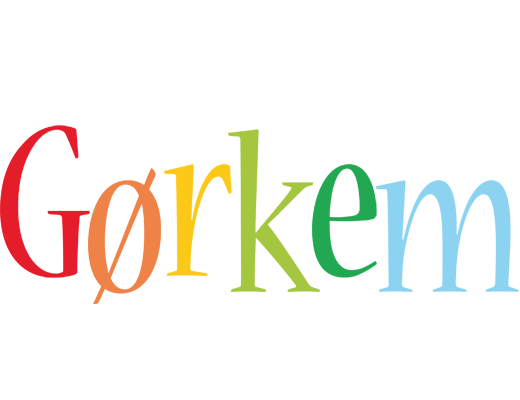 Gørkem birthday logo