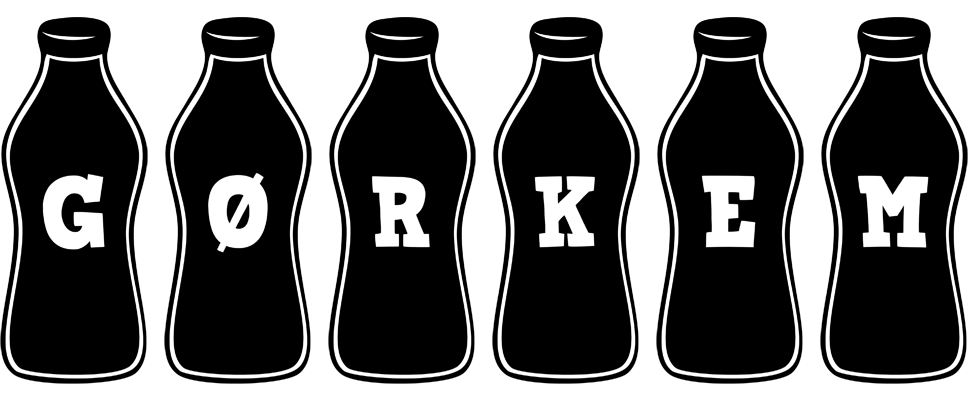 Gørkem bottle logo