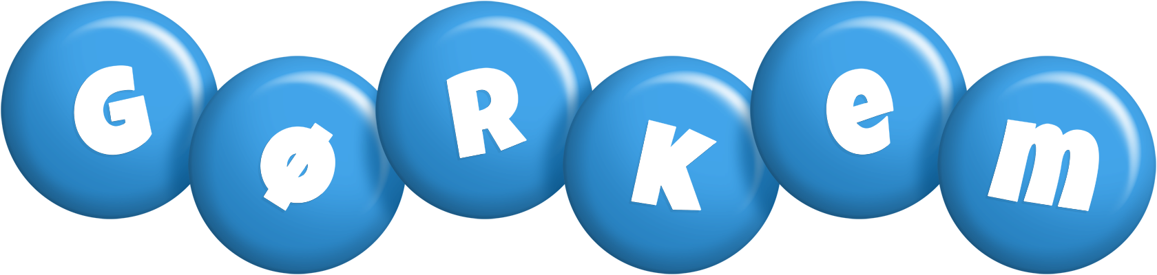 Gørkem candy-blue logo