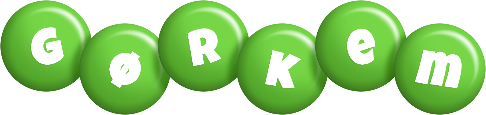 Gørkem candy-green logo