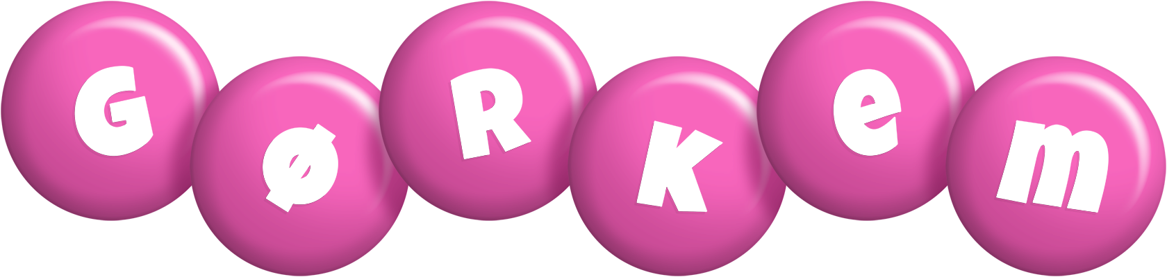 Gørkem candy-pink logo