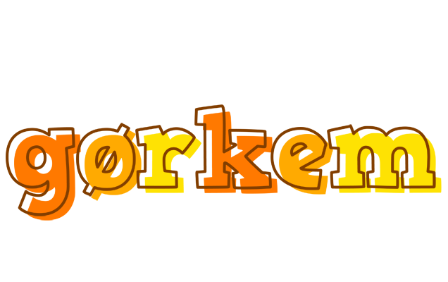 Gørkem desert logo