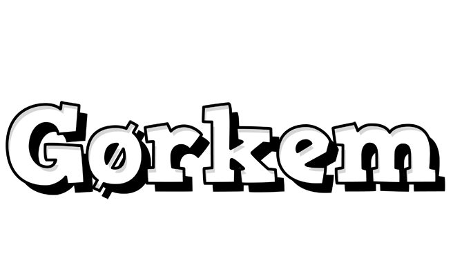 Gørkem snowing logo