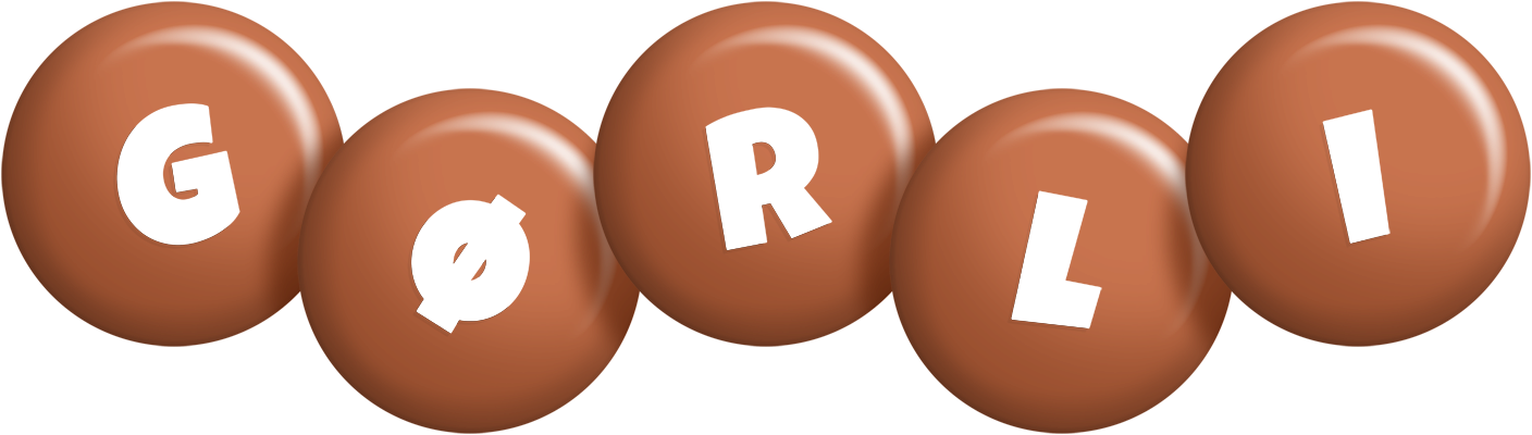 Gørli candy-brown logo