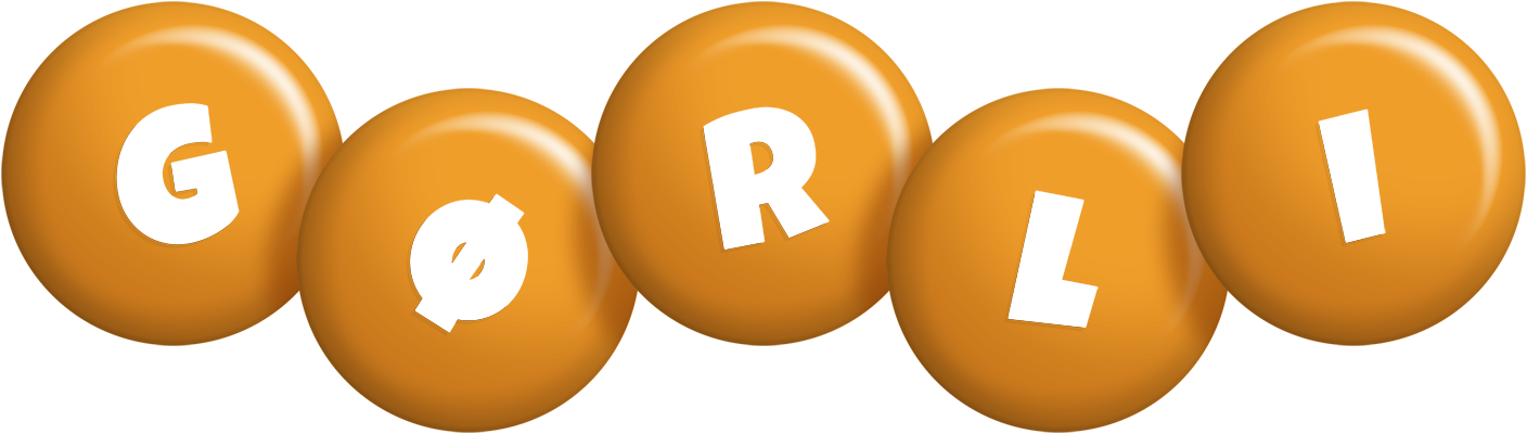 Gørli candy-orange logo