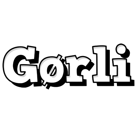 Gørli snowing logo