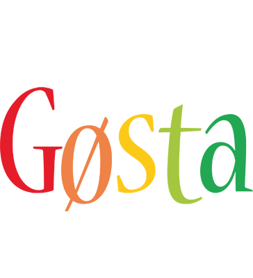 Gøsta birthday logo