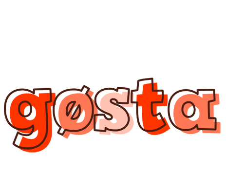 Gøsta paint logo