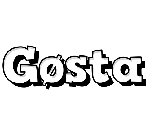 Gøsta snowing logo
