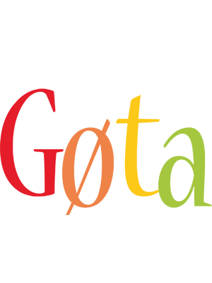Gøta birthday logo