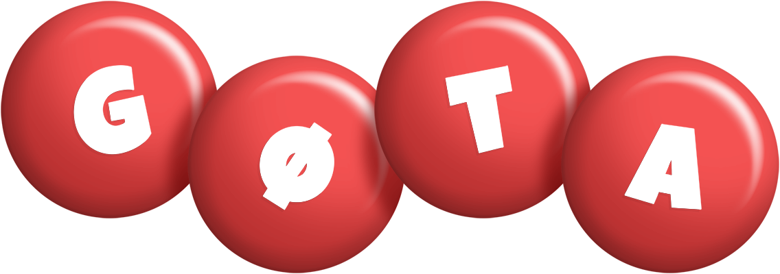 Gøta candy-red logo