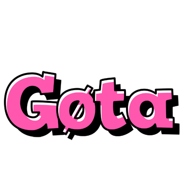 Gøta girlish logo