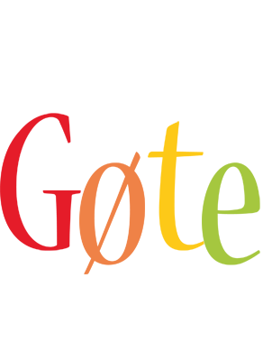 Gøte birthday logo