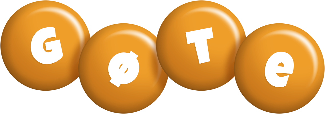 Gøte candy-orange logo