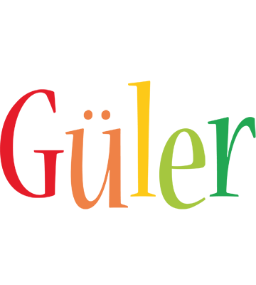 Güler birthday logo