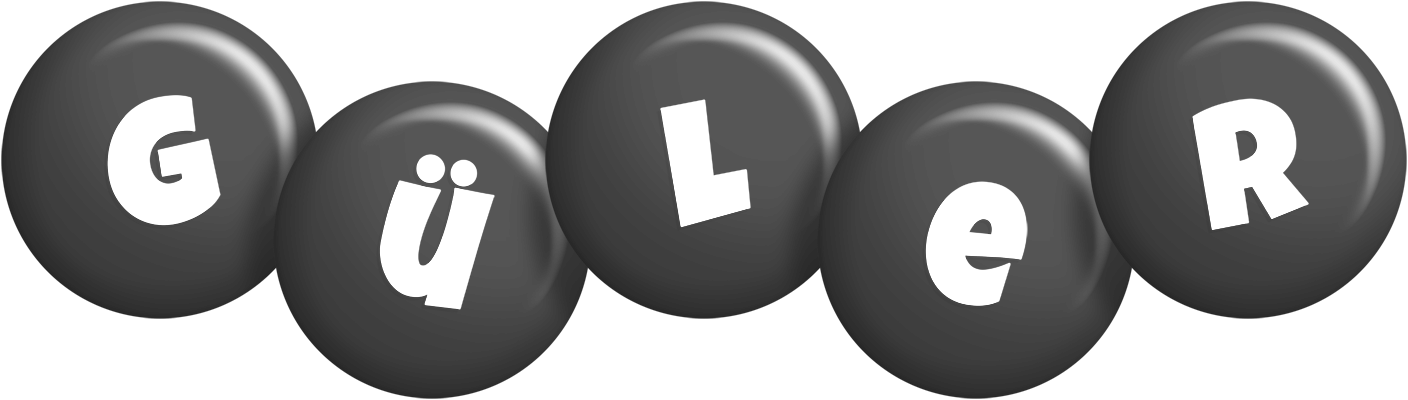 Güler candy-black logo