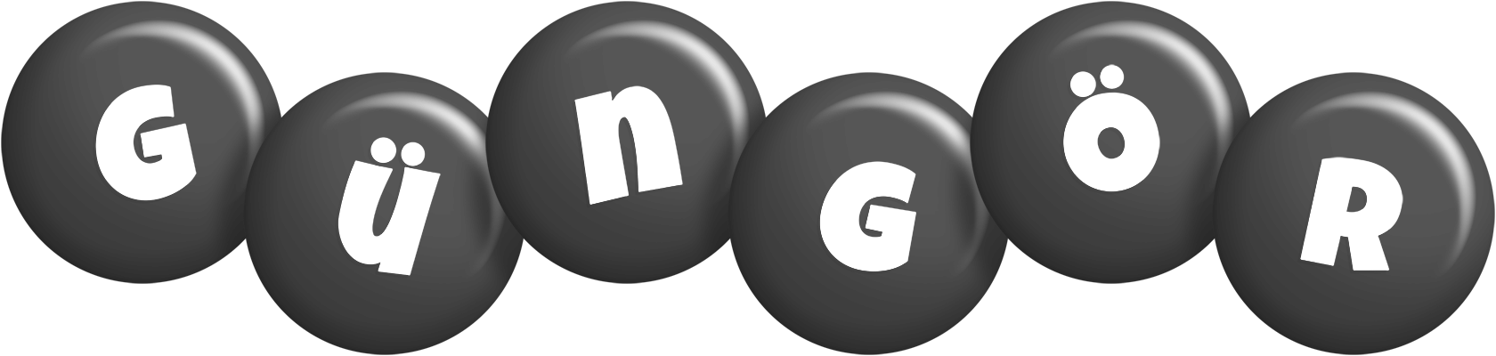 Güngör candy-black logo