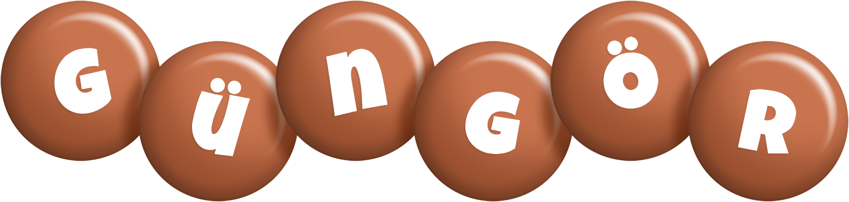 Güngör candy-brown logo