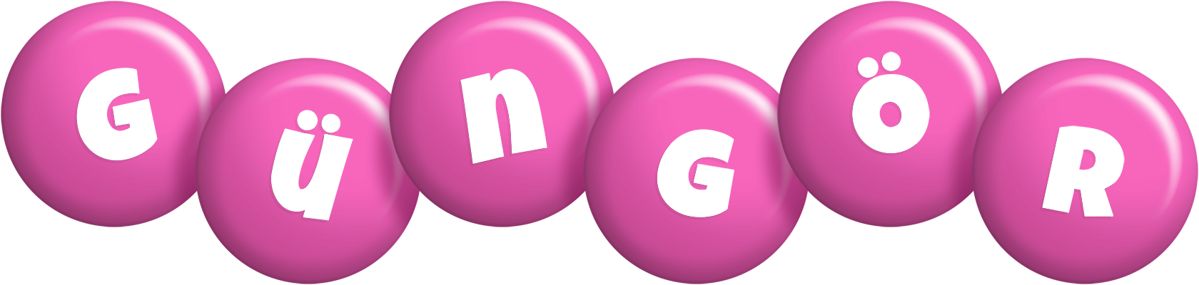 Güngör candy-pink logo