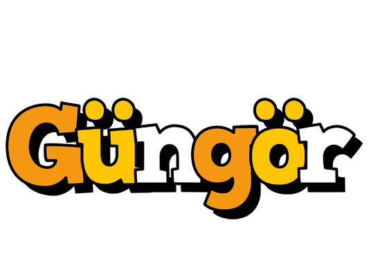 Güngör cartoon logo
