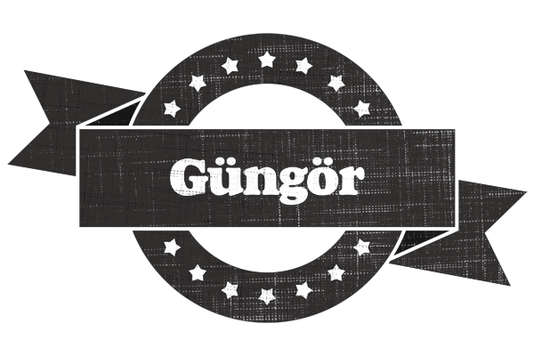 Güngör grunge logo