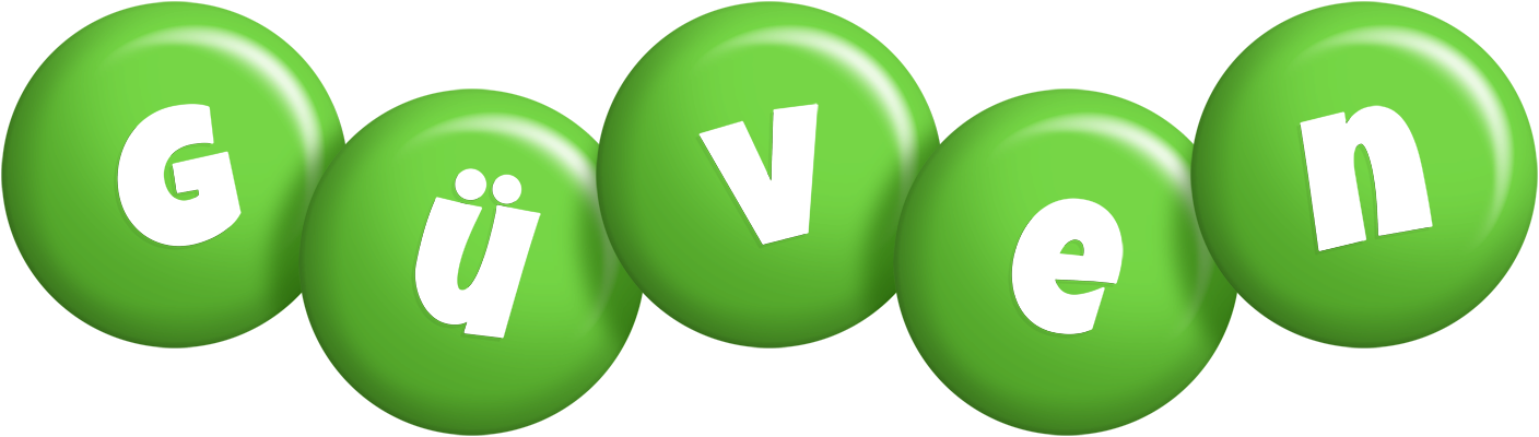 Güven candy-green logo