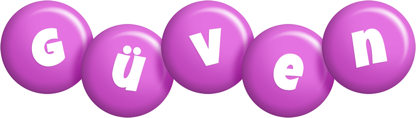 Güven candy-purple logo