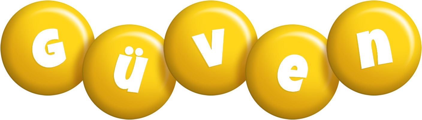 Güven candy-yellow logo