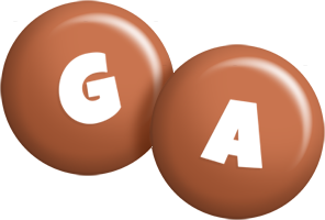 Ga candy-brown logo