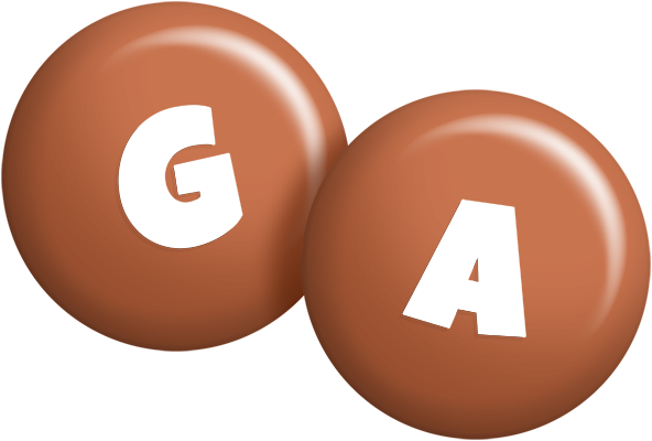 Ga candy-brown logo
