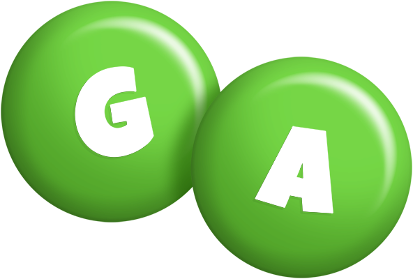 Ga candy-green logo
