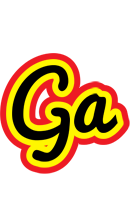 Ga flaming logo