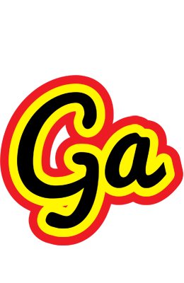 Ga flaming logo